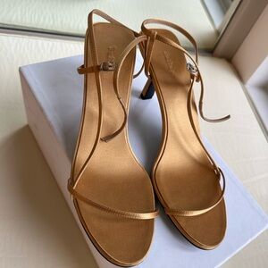The Row Bare gold sandals